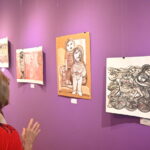 Muestra en homenaje a la artista plástica Gabriela Alcoba en Casa Baca