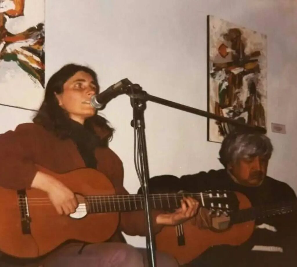 NORA BENAGLIA CON RICARDO VILCA