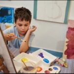 Taller «Crecemos pintando» en CAJA